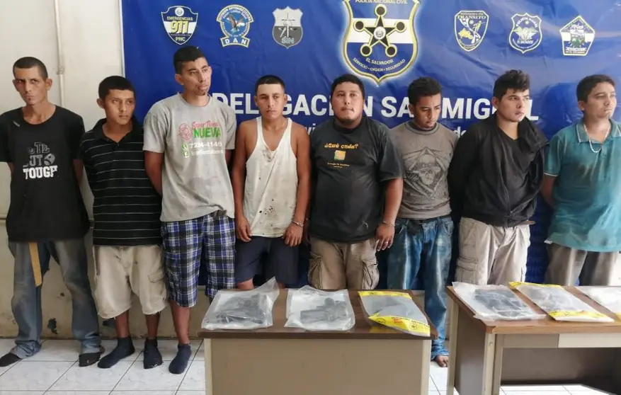 Ocho detenidos en Chinameca