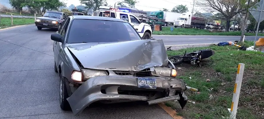 Accidente en Opico