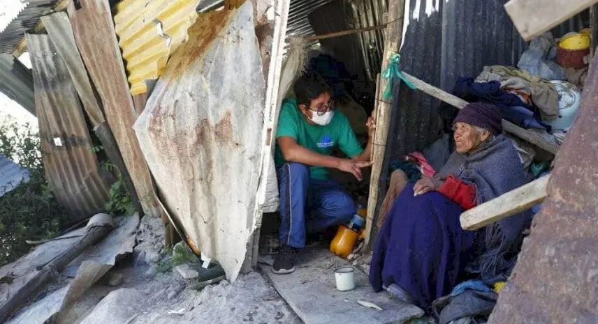 Abuelos en Bolivia