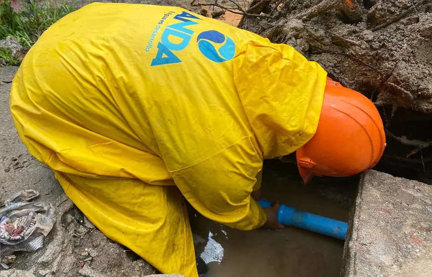 Trabajos de ANDA en lluvias