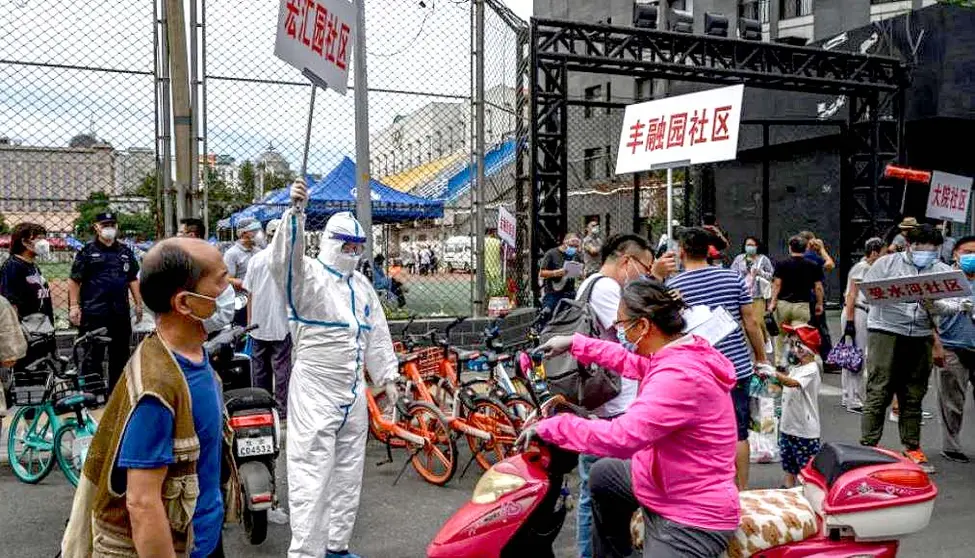 Rebrote de coronavirus en Pekín