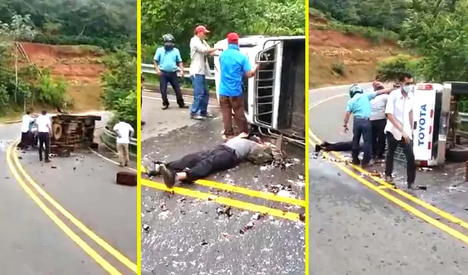 Accidente en la Longitudinal del Norte 4