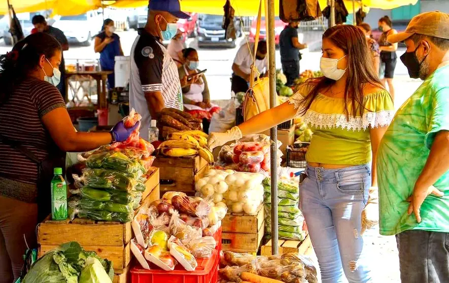 Mercaditos móviles de San Miguel Foto tomada de la alcaldía de San Miguel