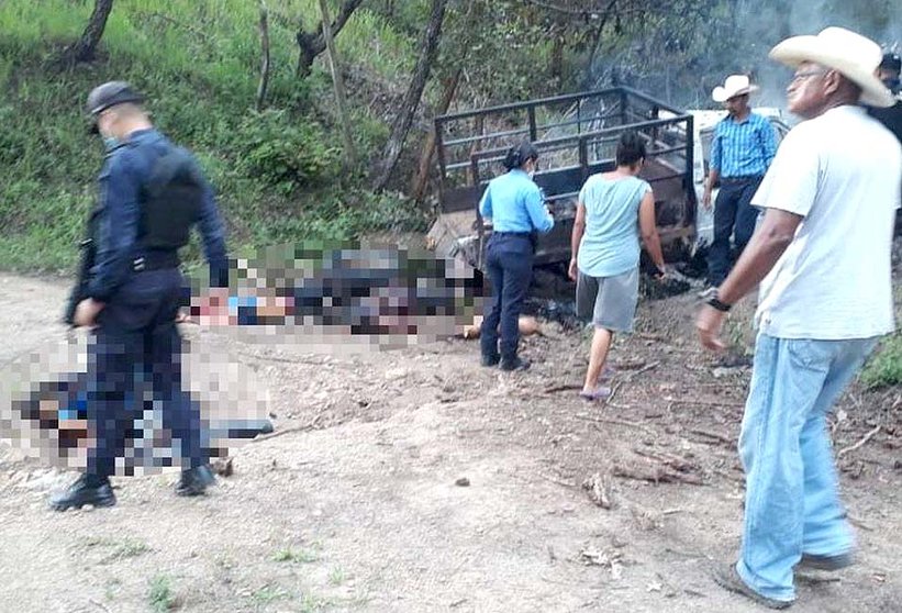 Masacre en Honduras Foto tomada de El Heraldo