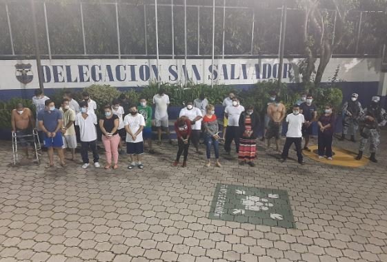 Detenidos al sur de San Salvador