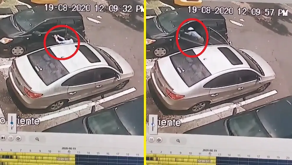 Robo en carros de El Trébol