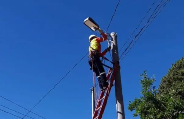 Lámpara en Calle al Volcán