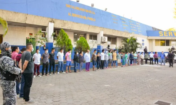 Detenidos en Soyapango