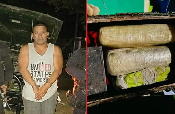 Con dos kilos de Cocaína