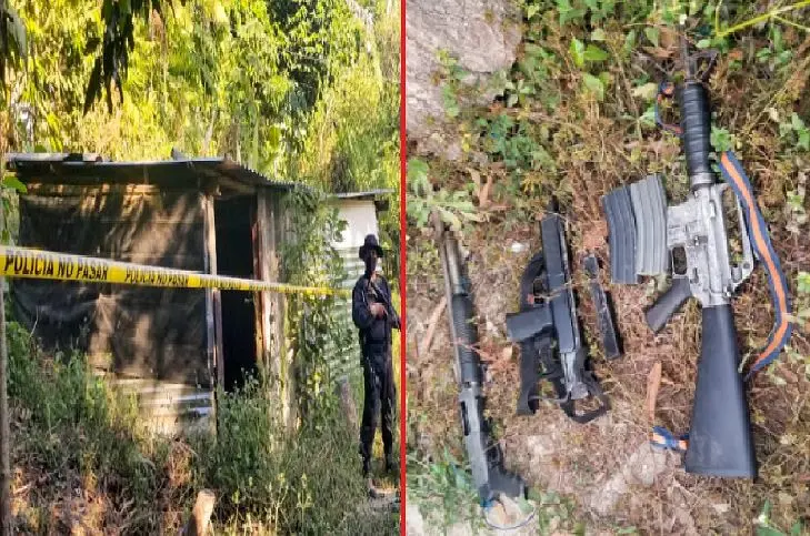 Pandilleros abandonan armas largas