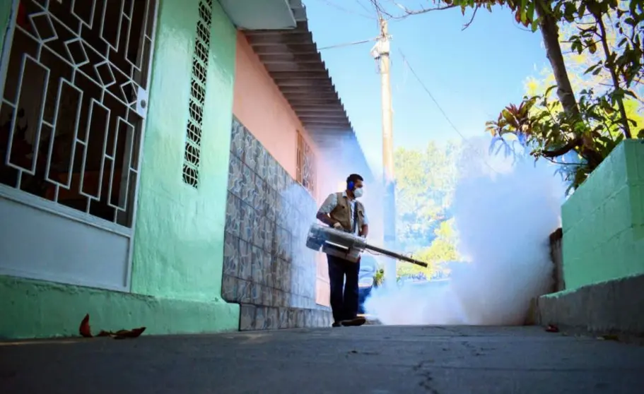 Fumigación en Los Conacastes