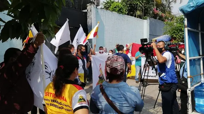 Protesta en Salud