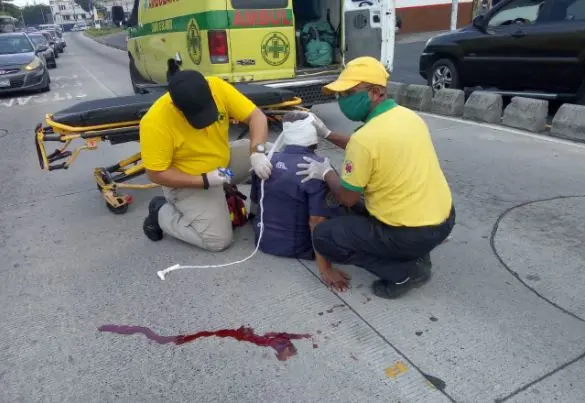 Golpeado en la Alameda