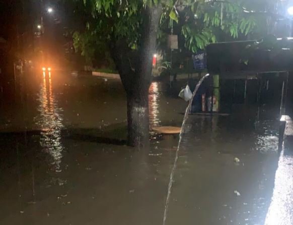 Colonia Santa Lucía inundada