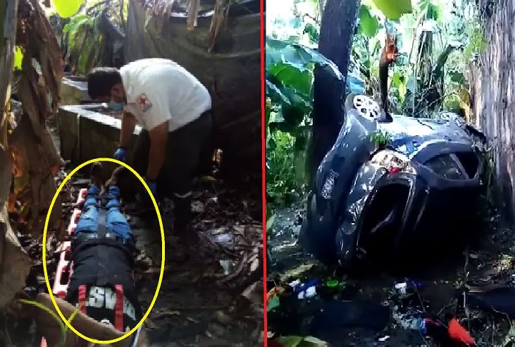 Sobrevive a caída de barranco en la Troncal