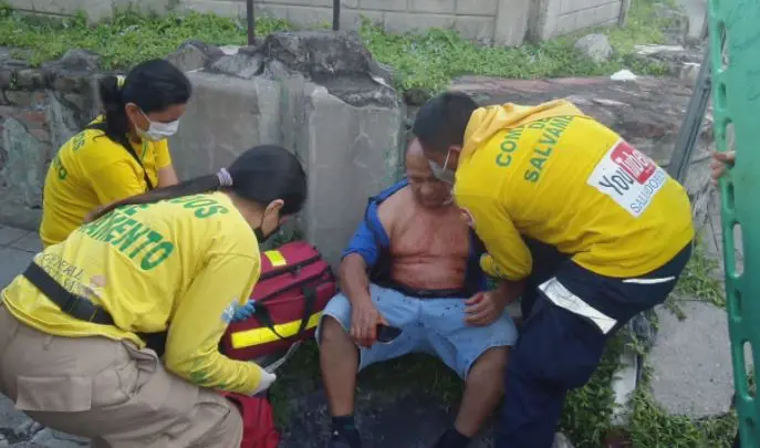 Herido de bala en San Salvador