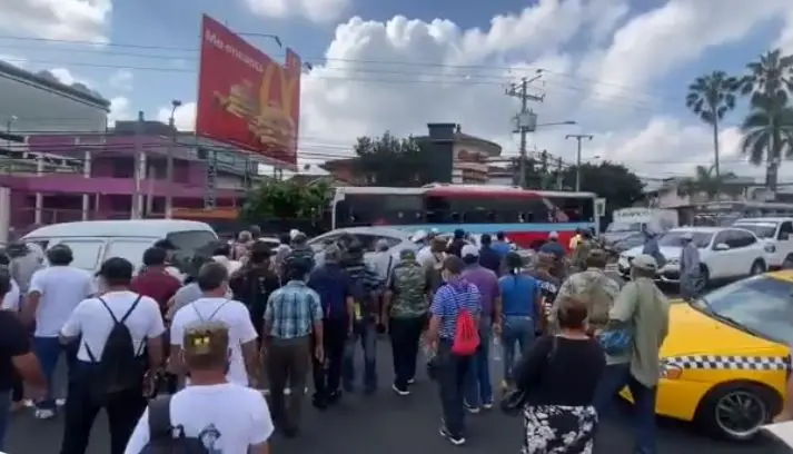 Protesta de Sindicatos