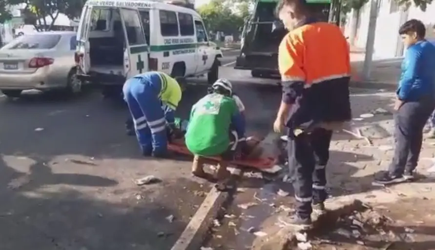 Atropellamiento del tren de aseo