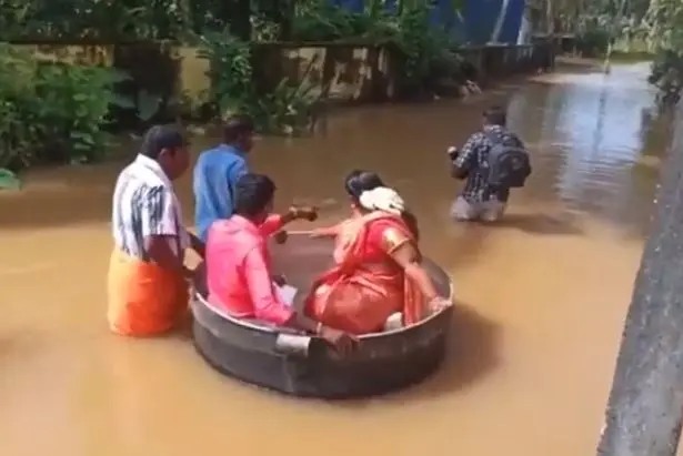 Pareja de novios en La India