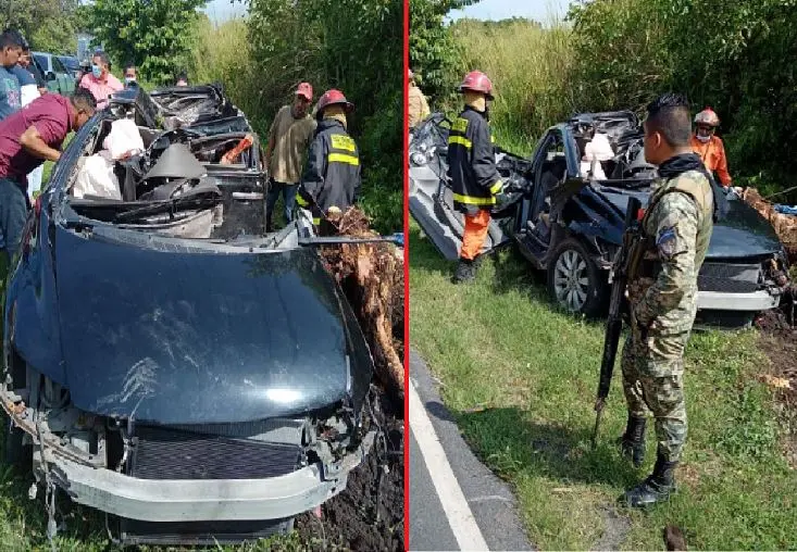 Accidente en La Paz con cuatro