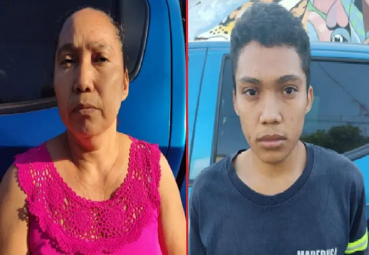 Madre e hijo son detenidos