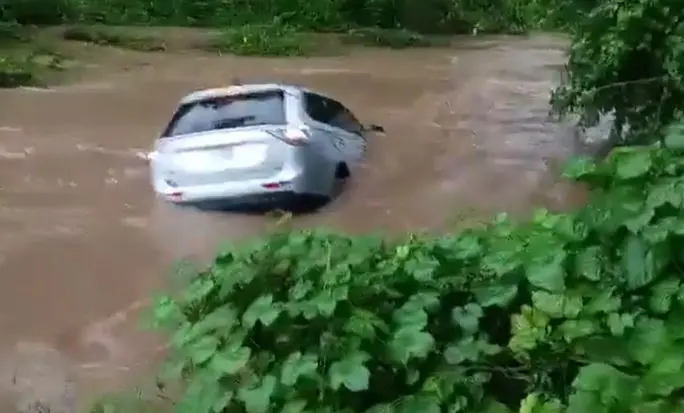 Camioneta con cinco