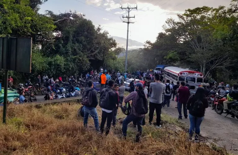 Protesta en Comasagua