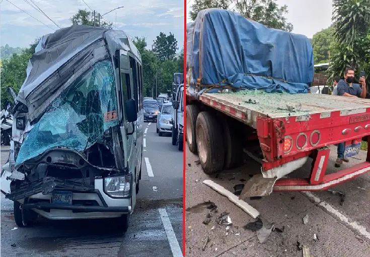 Cinco trabajadores lesionados