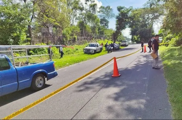 Motociclista muerto en San Vicente