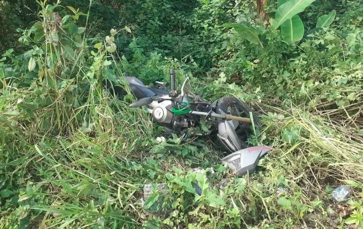 Motociclista en el Boquerón