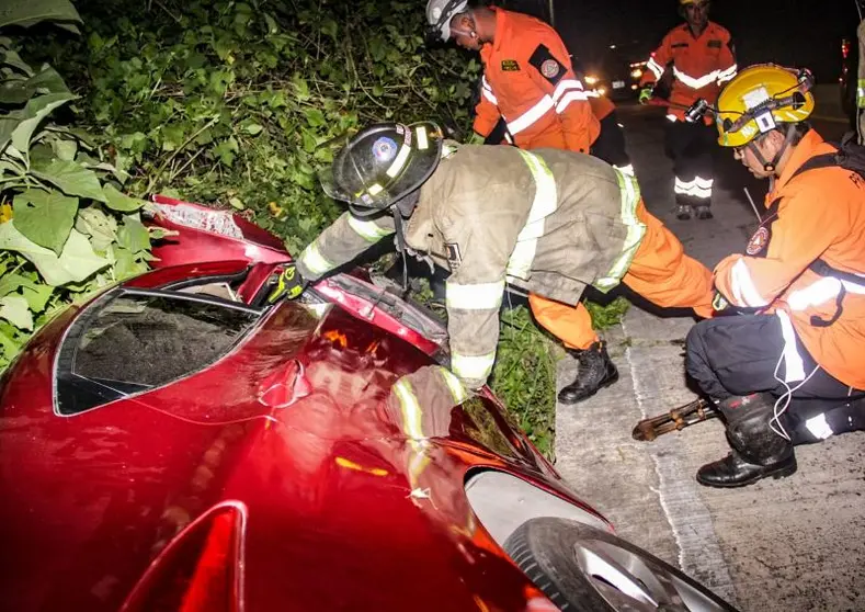 Siete personas lesionadas en calle al Boquerón