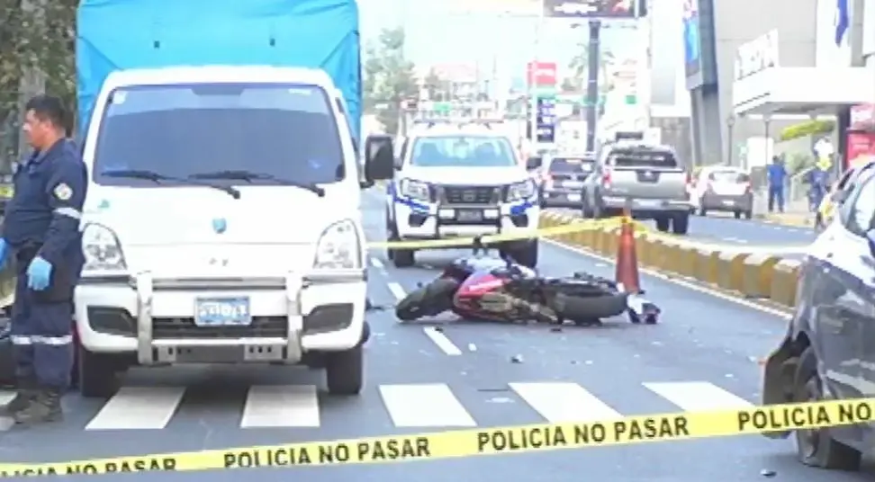 Accidente de dos motociclistas