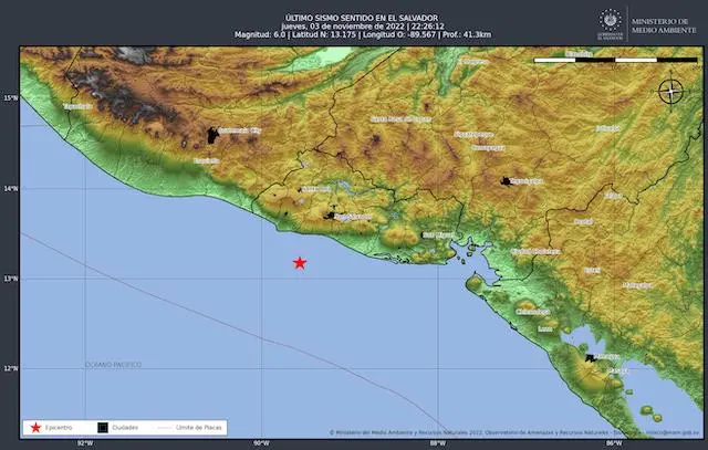 Temblor 6 Richter MARN