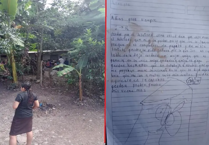 Adolescente ahorcada en Honduras