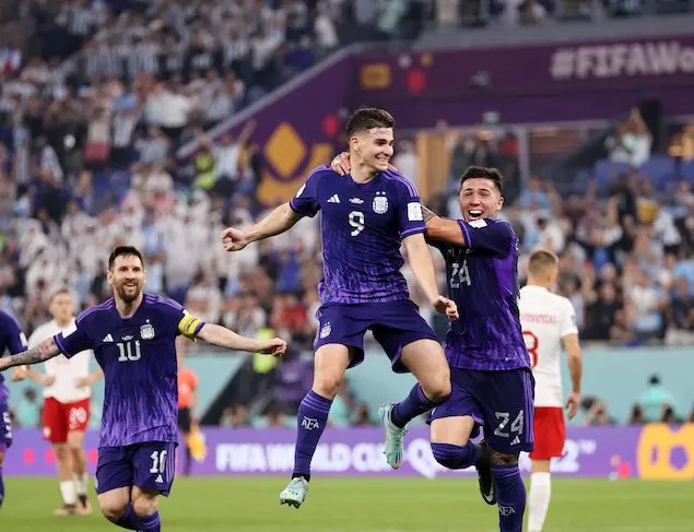 Argentina Polonia 2022 Julián Álvarez gol