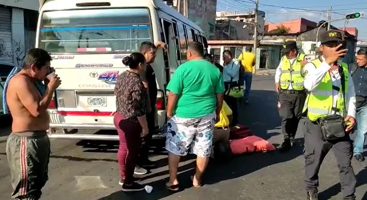 Mujer atropellada en la Avenida Independencia