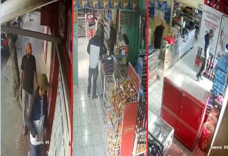 Ladrones en tienda de San Miguel