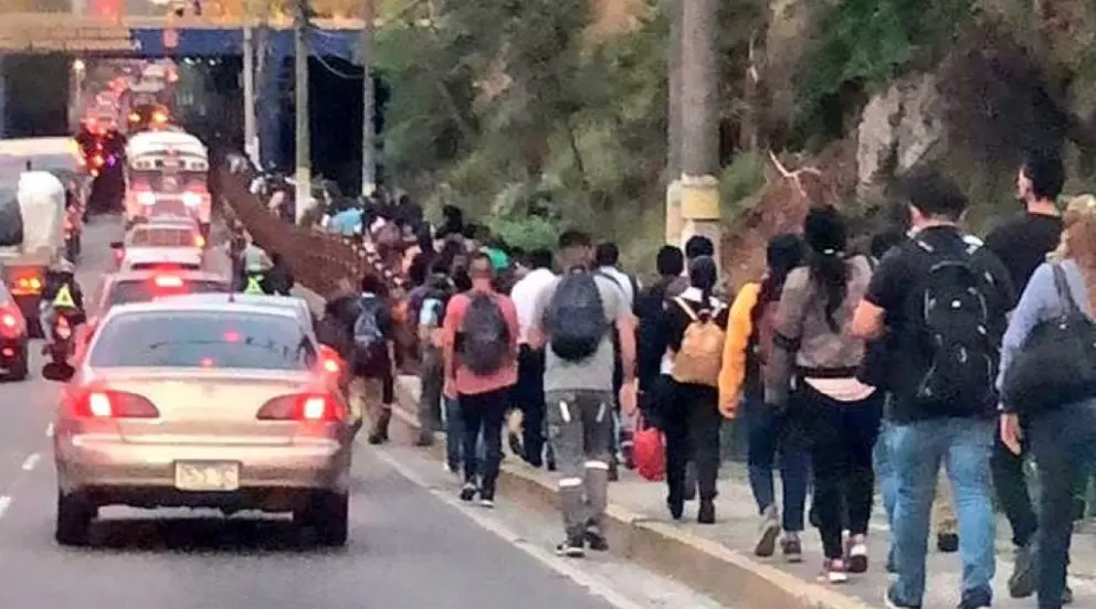 Caos vehícular en Soya