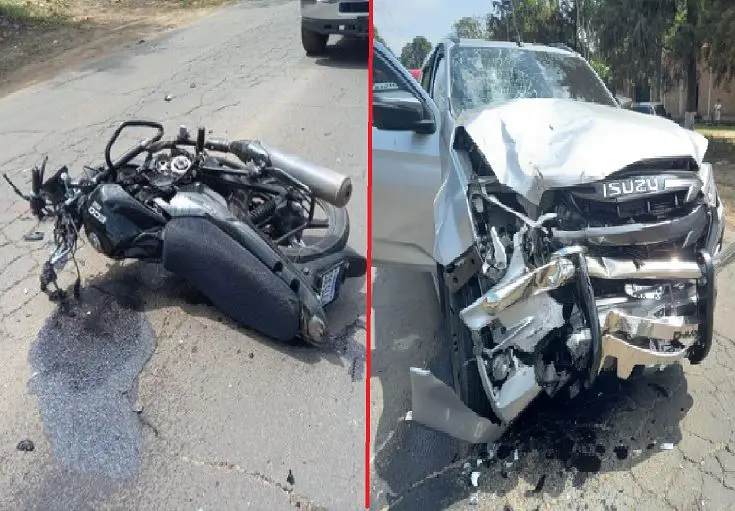 Motociclista muerto en Santa Ana