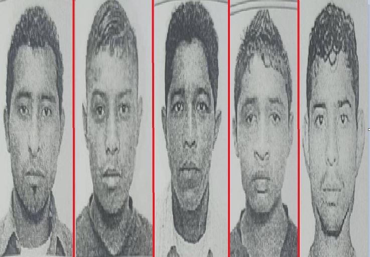 Cinco pandilleros condenados