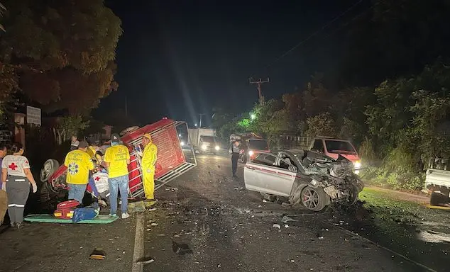 Accidente kilómetro 23 Troncal del Norte