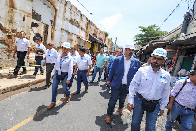 Visita técnica reconstrucción mercado Santa Ana