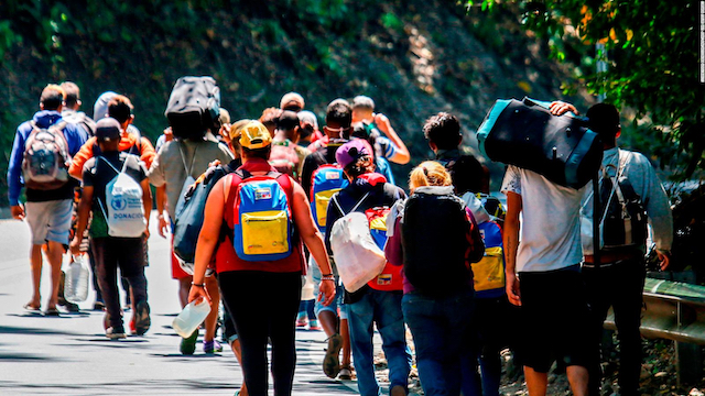 Migrantes venezolanos