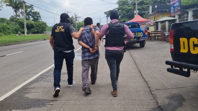 Juan Antonio Hernández Martín pandillero capturado en Guatemala