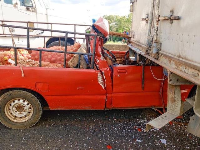 Accidente Sonsonate muere conductor de pick up 09-11-2023
