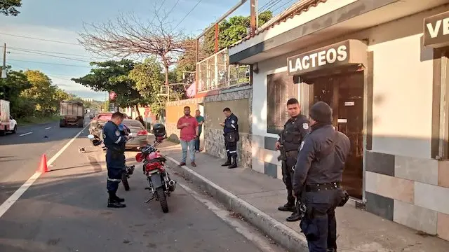 Accidente bicicleta motocicleta