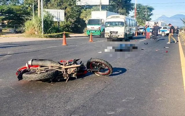 Motociclista fallecido Colón 29-11-2023