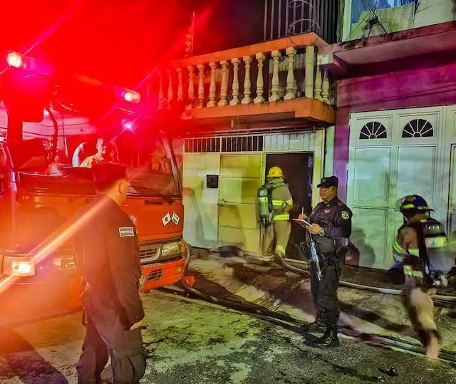 Persona fallecida en incendio Los Almendros