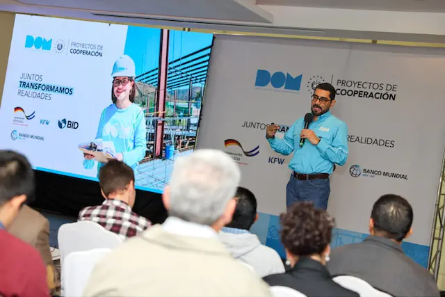 DOM presenta a empresarios guatemaltecos portafolio de proyectos de cooperación del 2024