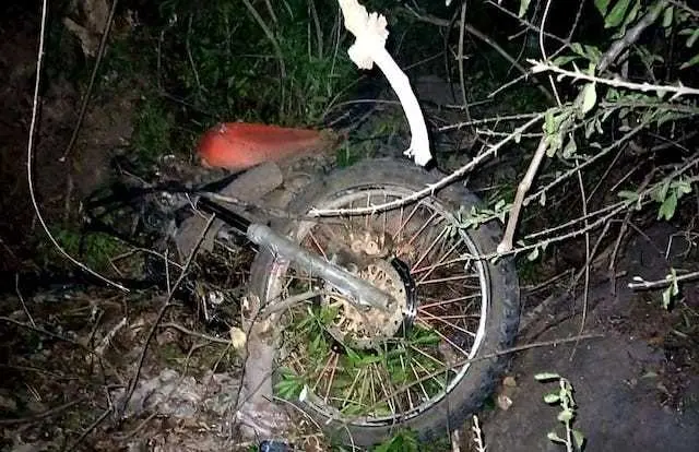 Motociclista accidente de tránsito